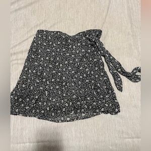 Floral Wrap Skirt